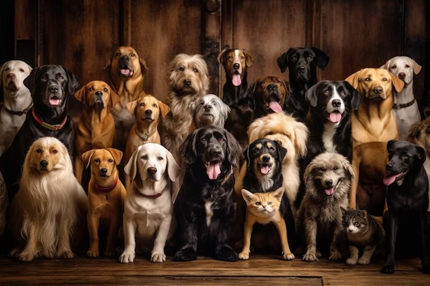 Dog breeds diversity: